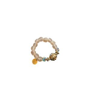 I Crave Jewels large pink beaded bracelet